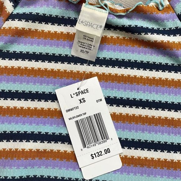 NWT L*SPACE Wildflower Top - Picture 4 of 6
